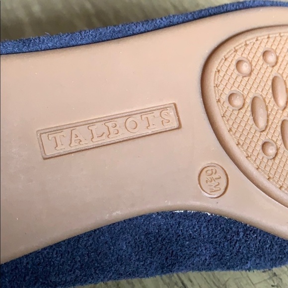 TALBOTS Indigo Blue Everson Novelty Mocassins - Picture 10 of 12
